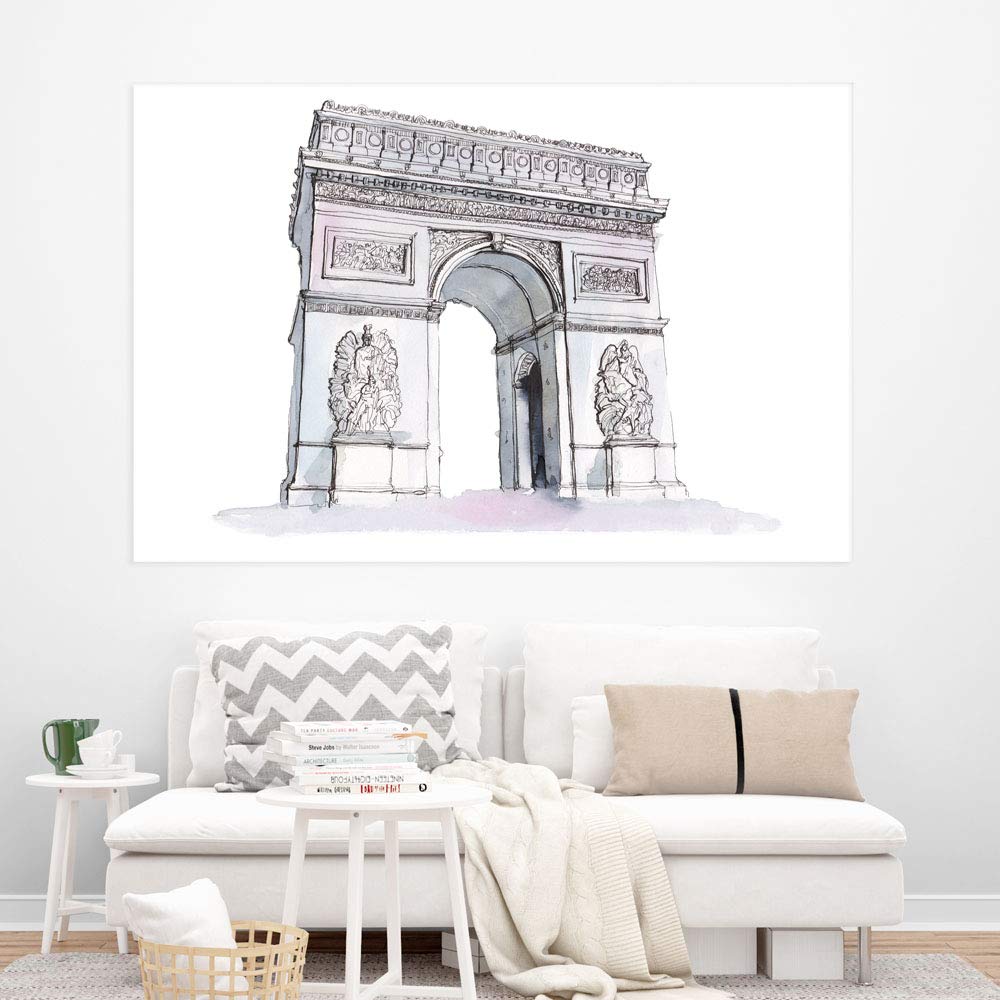inep-b07hvzmghd-image-of-arc-tastic-paris-unframed-canvas-that_ll-make-your-walls-jealous---91x61cm-cityscape-art-hung-in-a-cozy-living-room.jpeg
